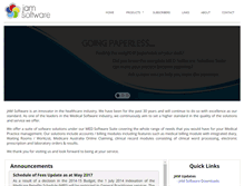 Tablet Screenshot of jamsoft.com.au